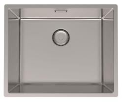 Pure.Sink Prestige rozsdamentes acél mosogató 50x40 cm 10 mm-es rádiusszal aláépíthető, síkra építhető és ráépíthető PPG5040-02