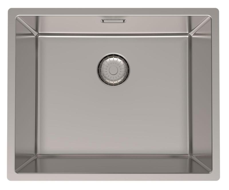Pure.Sink Prestige rozsdamentes acél mosogató 50x40 cm 10 mm-es rádiusszal aláépíthető, síkra építhető és ráépíthető PPG5040-02