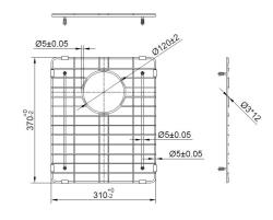 Pure.Sink Prestige alsó polc 34 Arany PPGGD34-60