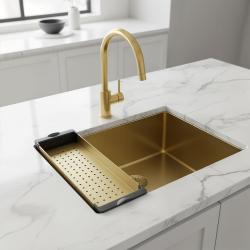 Pure.Sink Prestige betételem mosogatóhoz Arany PPGCL40-60