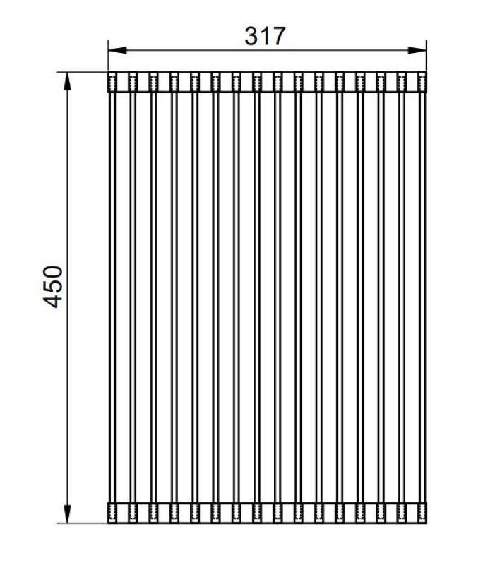 Pure.Sink Prestige feltekerhető csaptelepszőnyeg Arany PPGRM40-60