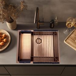 Pure.Sink Prestige feltekerhető mosogatóállvány réz PPGRM40-62