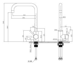 Pure.Sink Elite Steel Pure konyhai csaptelep PVD kefélt arany PS8010-60