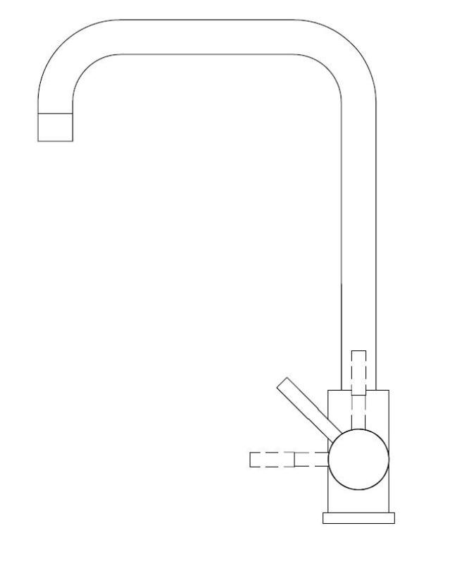 Pure.Sink Elite Steel Pure konyhai csaptelep PVD Gun metal PS8010-61