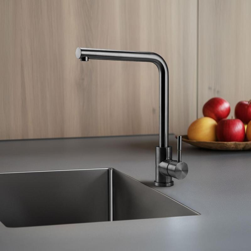 Pure.Sink Elite Steel Spark konyhai csaptelep PVD Gun Metal PS8040-61