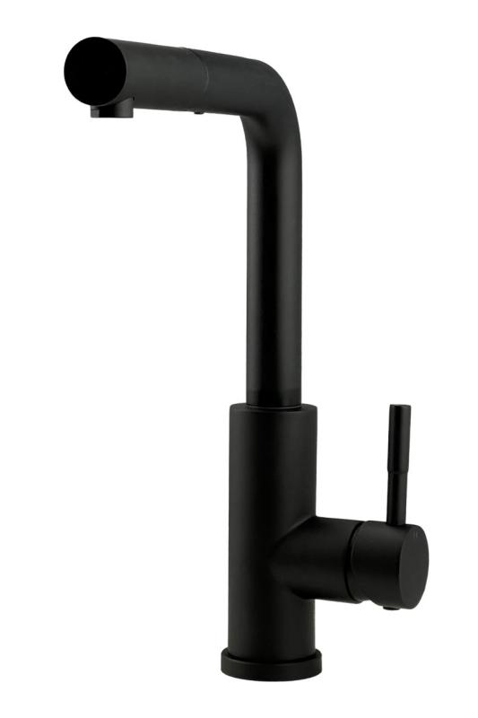 Pure.Sink Elite Steel Spark-S kuhinjska slavina Mat crna s izvlačnim izljevom PS8041-10