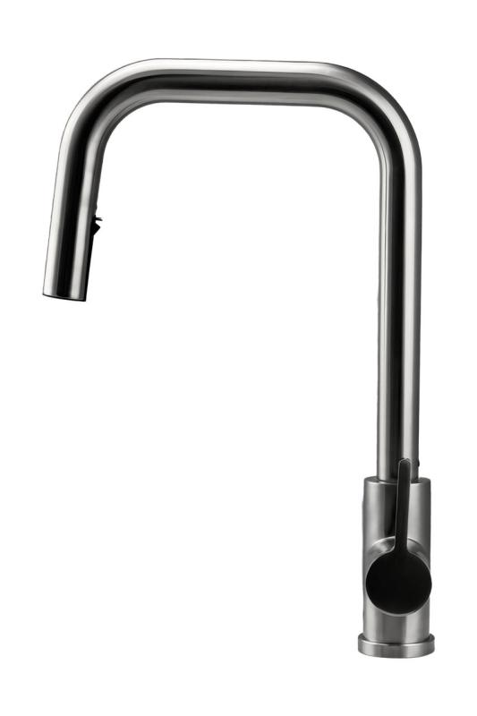 Pure.Sink Elite Steel Crystal-S kuhinjska slavina od Nehrđajućeg Čelika s izvlačnim izljevom PS8050-02