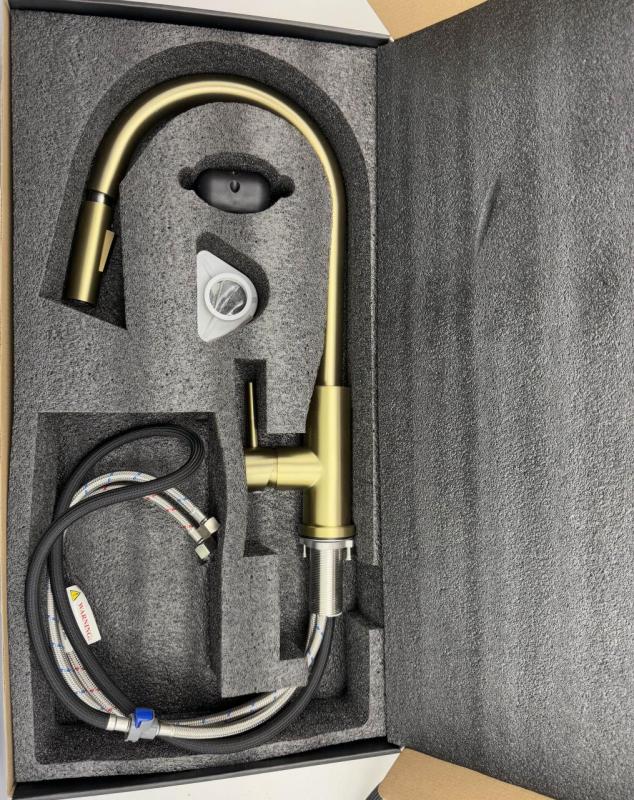 Pure.Sink Elite Steel Stream-S konyhai csaptelep Matt fekete kihúzható kifolyóval PS8045-10