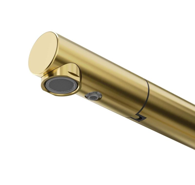 Quadri Ellesmere Keukenmengkraan PVD Goud 3-weg met extra aansluiting voor gefilterd water 1208967781Quadri Ellesmere Konyhai keverőcsaptelep PVD Arany 3-utas extra csatlakozással szűrt víz