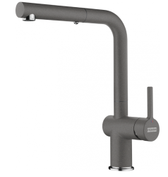 Franke Active L Keukenmengkraan Stone Grey Grijs met Uittrekbare Handdouche 115.0653.385