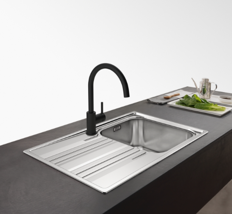 Franke Lina XL Keukenkraan Zwart met Draaibare Uitloop 115.0626.019