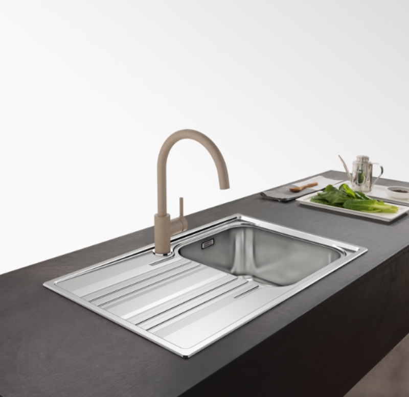 Franke Lina XL Konyhai Csaptelep Bézs Oyster Forgatható Kifolyóval 115.0626.028