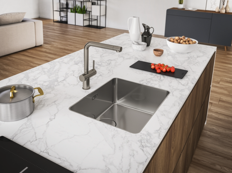 Franke Active Twist Eenhendel Mengkraan RVS met Vaste Uitloop en Geïntegreerde Waste Bediening 115.0653.504

Franke Active Twist egykaros csaptelep rozsdamentes acélból fix kifolyóval és inte