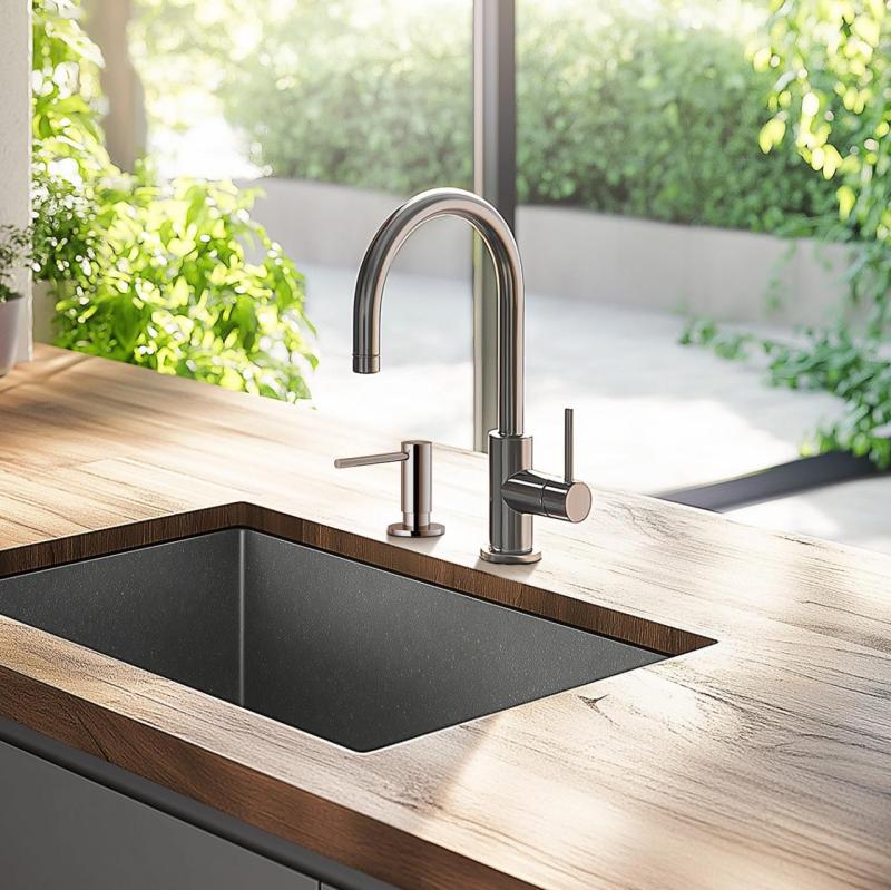 Franke Active beépíthető konyhai szappanadagoló gránit Stone Grey Szürke 112.0633.078