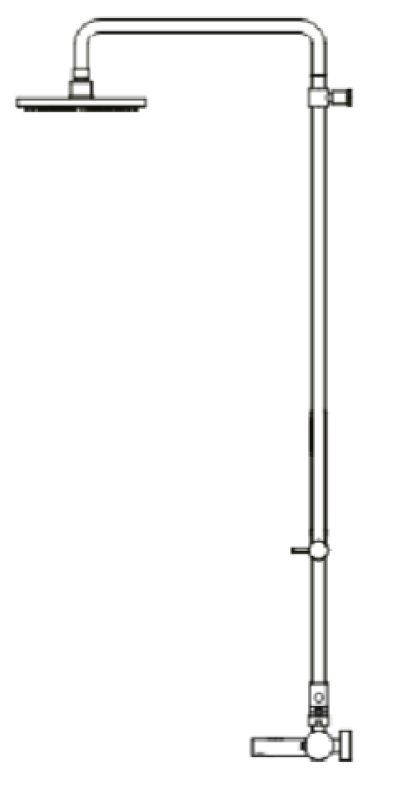 Waterevolution Flow thermostatische drieweg-douchemengkraan met hoofddouche en ronde handdouche RVS T131TNRIE