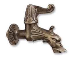 PB Garden Vintage Fali Kerti Csap Hidegvízcsap Bronz Kerti Tömlőcsatlakozóval és Kar 1208969785