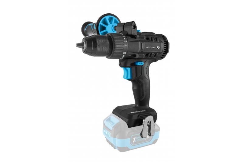 Högert Brushless Cordless Screwdriver 18V for Wood, Metal