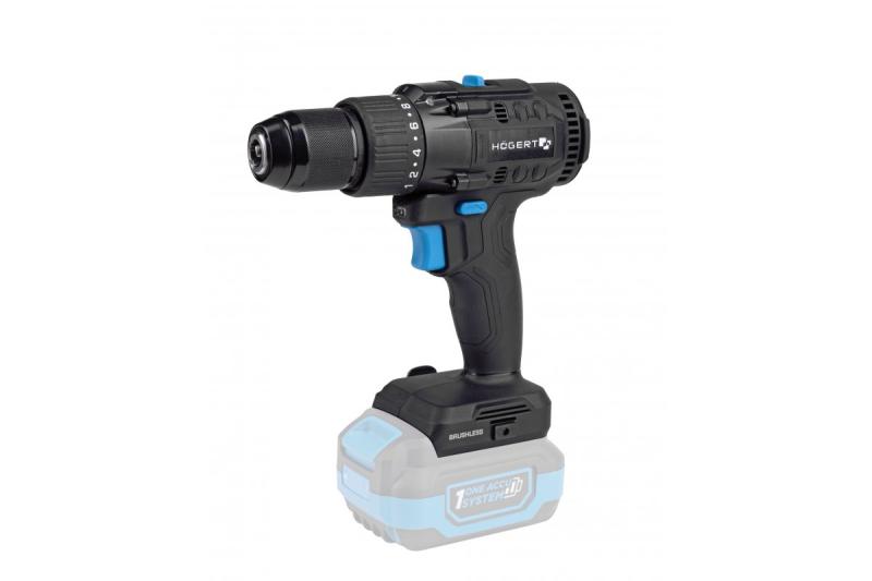 Högert Brushless Cordless Screwdriver 18V for Wood, Metal