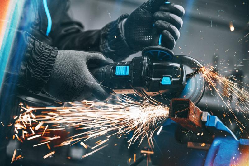 HÖGERT Vezeték nélküli sarokcsiszoló 125MM 18V - akkumulátor nélkül