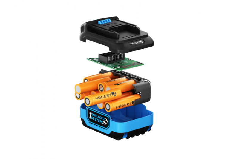 HÖGERT újratölthető akkumulátor 4,0 Ah 18 V