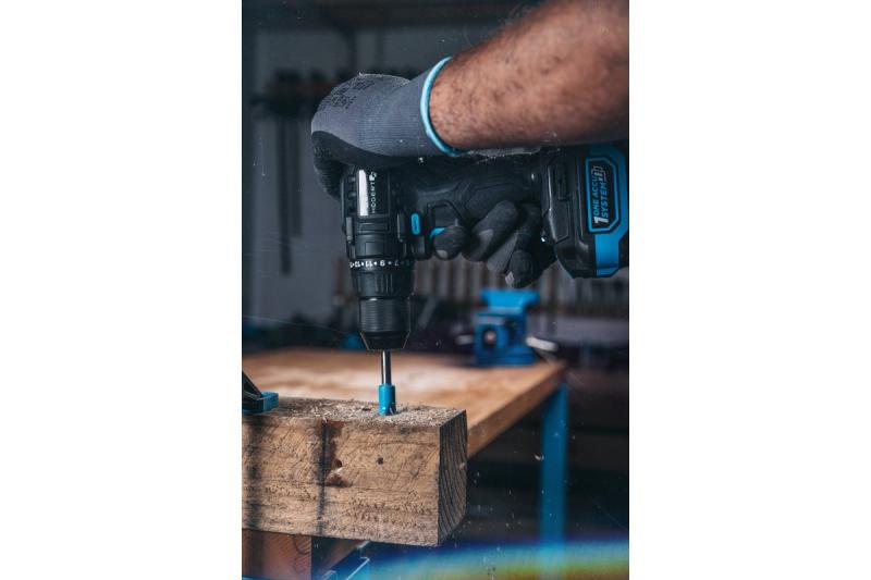 HÖGERT accu-boor 18V, set met accu, oplader, bithouder, boorhouder