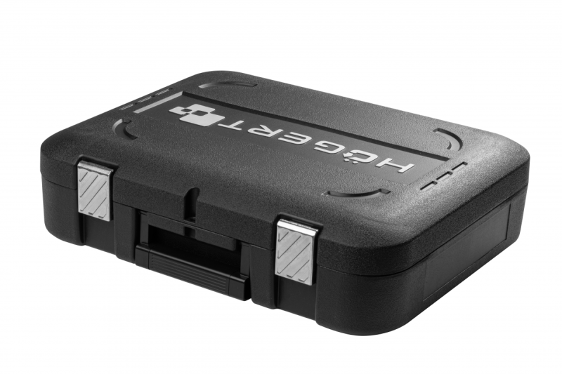 HÖGERT Brushless akkumulátoros csavarhúzó készlet, 18V, bittartóval, bitraktárral, töltővel és akkumulátorral