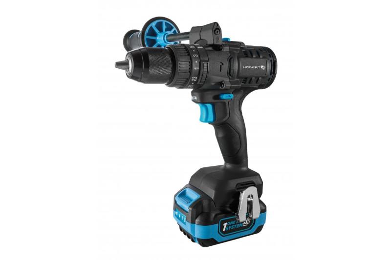 HÖGERT akkumulátoros ütvecsavarozó készlet 200 Nm 18V kefementes motorral.