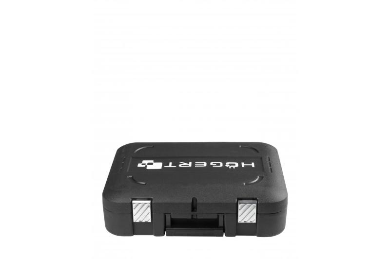 HÖGERT akkumulátoros ütvecsavarozó készlet 200 Nm 18V kefementes motorral.