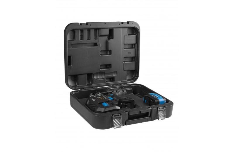 HÖGERT akkumulátoros ütvecsavarozó készlet, kefementes, 1000 Nm, 18V akkumulátorral, töltővel