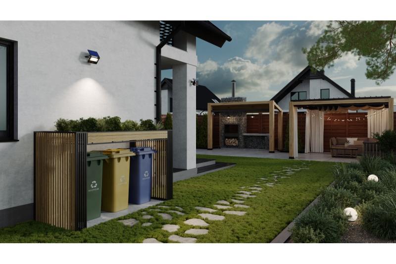 Napárvíz fény LUMOS II, LED, 2000lm, 6400K, 2600mAh cserélhető, IP65, fekete