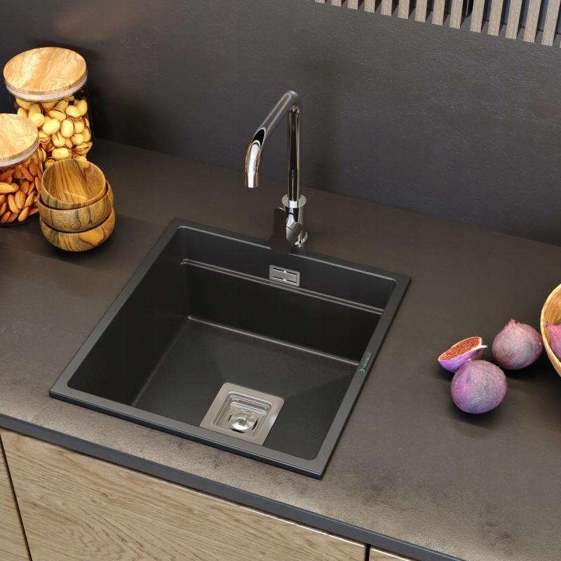 Graniteland Stellar Keukenkraan Chroom met draaibare uitloop 1208970667