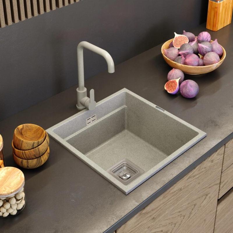 Graniteland Stellar Keukenkraan Beige zand met draaibare uitloop 1208970672