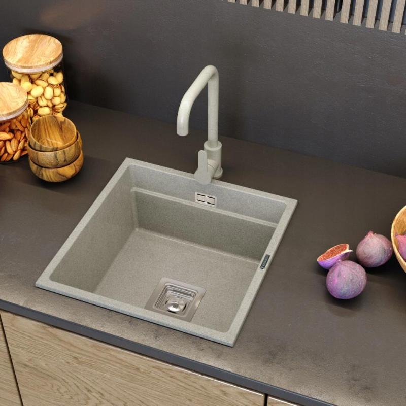 Graniteland Stellar Keukenkraan Beige zand met draaibare uitloop 1208970672