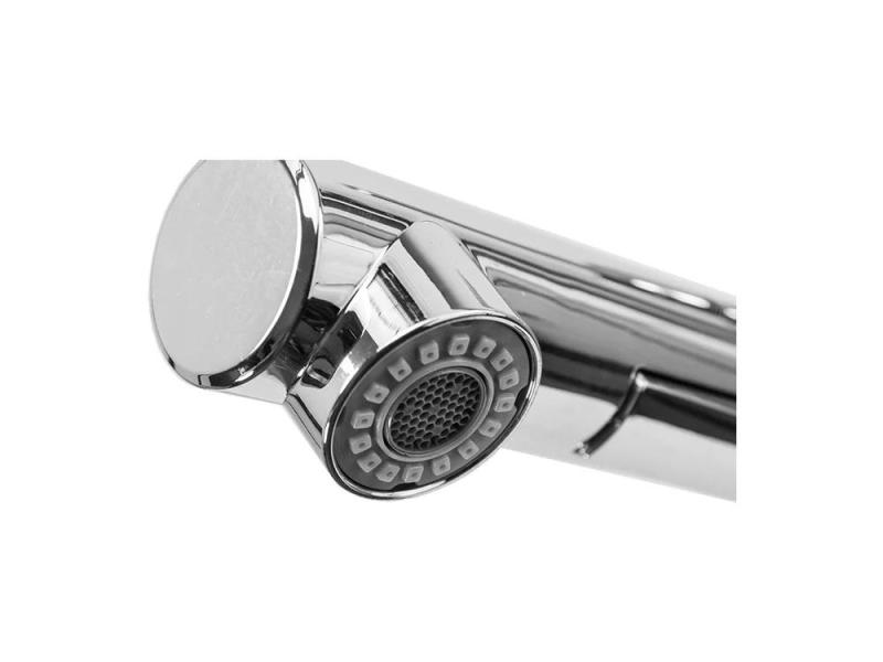 Gránitland Ceres Konyhai Csaptelep Szürke Kihúzható Kifolyóval és Kettős Funkciójú Zuhanyfejjel 1208970710