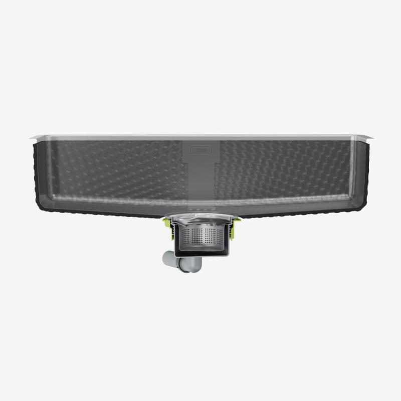 Franke Maris Quiet MQX 110.50 RVS mosogató 50x40 cm Alulról szerelhető 122.0694.477