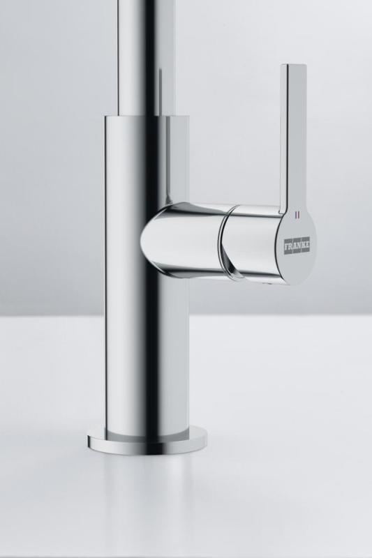 Franke Maris Slim J Konyhai csaptelep Forgatható Kerek Kifolyó Króm 115.0728.384