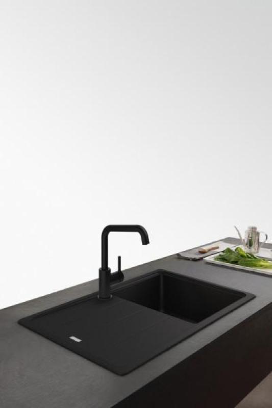 Franke Lina U Konyhai csaptelep Forgatható Kifolyó Fekete 115.0728.474