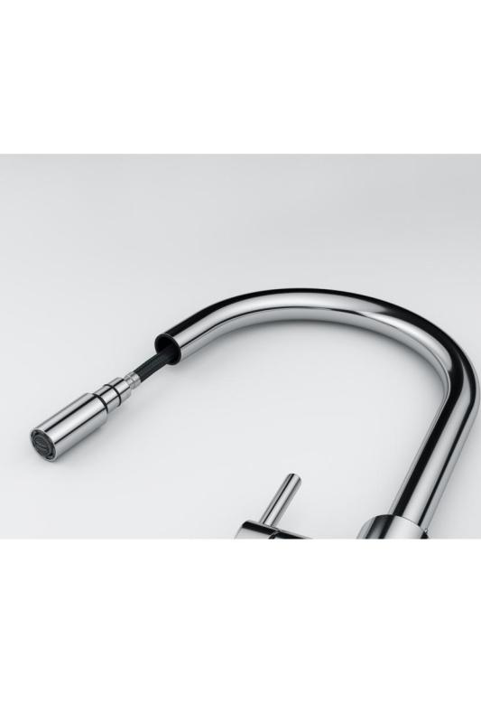 Franke Lina Konyhai Keverőcsap Króm Kihúzható Kézizuhannyal 115.0693.229