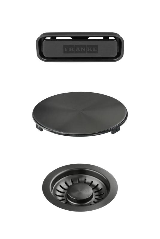 Franke Maris színkészlet Leeresztőkészlet Gun Metal 1208970839