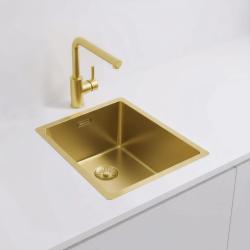 Pure.Sink Exclusivo Arany mosogató 34x40 cm 10mm sugár alulról, lapos építésű és felépített PEX3440-60