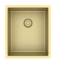 Pure.Sink Exclusivo Arany mosogató 34x40 cm 10mm sugár alulról, lapos építésű és felépített PEX3440-60