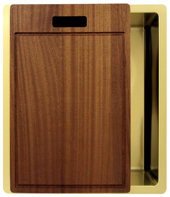 Pure.Sink Exclusivo Arany mosogató 34x40 cm 10mm sugár alulról, lapos építésű és felépített PEX3440-60