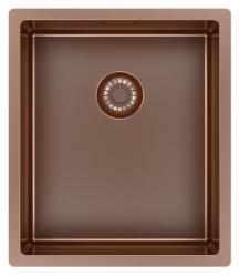 Pure.Sink Exclusivo Réz mosogató 34x40 cm 10mm sugárzó alulról, lapos építésű és felépítő PEX3440-62