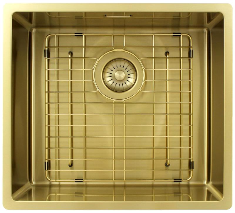 Pure.Sink Exclusivo Arany mosogató 45x40 cm 10mm sugár beépített, lapos beépítésű és felépítő PEX4540-60