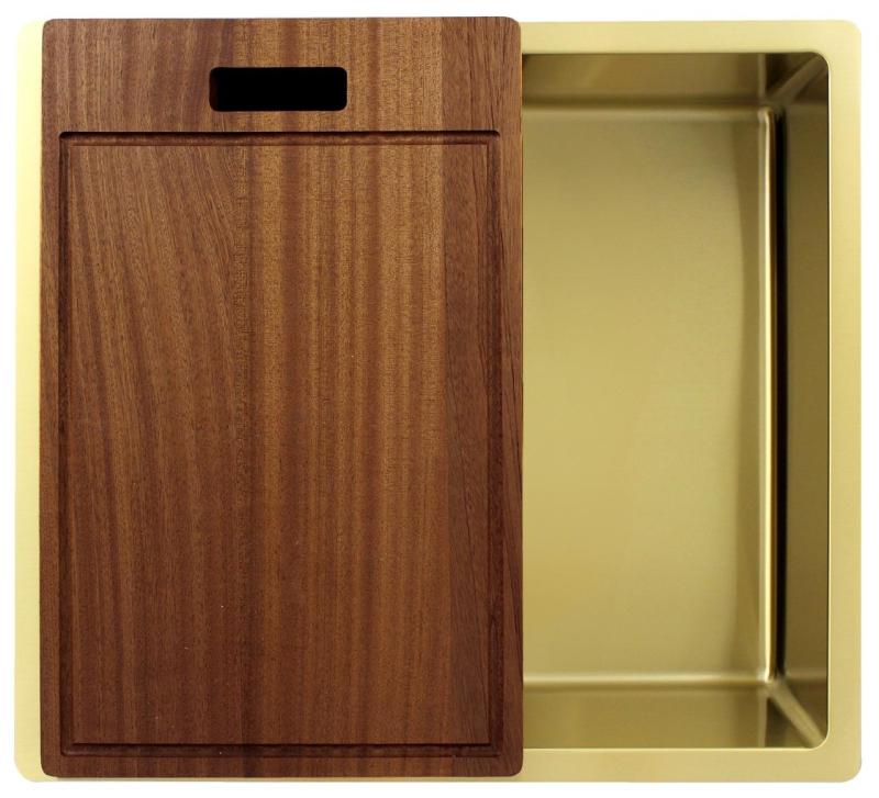 Pure.Sink Exclusivo Arany mosogató 45x40 cm 10mm sugár beépített, lapos beépítésű és felépítő PEX4540-60