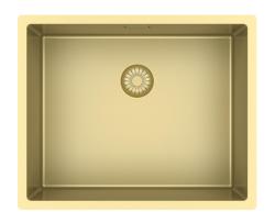 Pure.Sink Exclusivo Arany mosogató 50x40 cm 10mm rádiusz alulról, lapos szerkezet és felület PEX5040-60