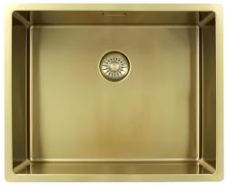 Pure.Sink Exclusivo Arany mosogató 50x40 cm 10mm rádiusz alulról, lapos szerkezet és felület PEX5040-60