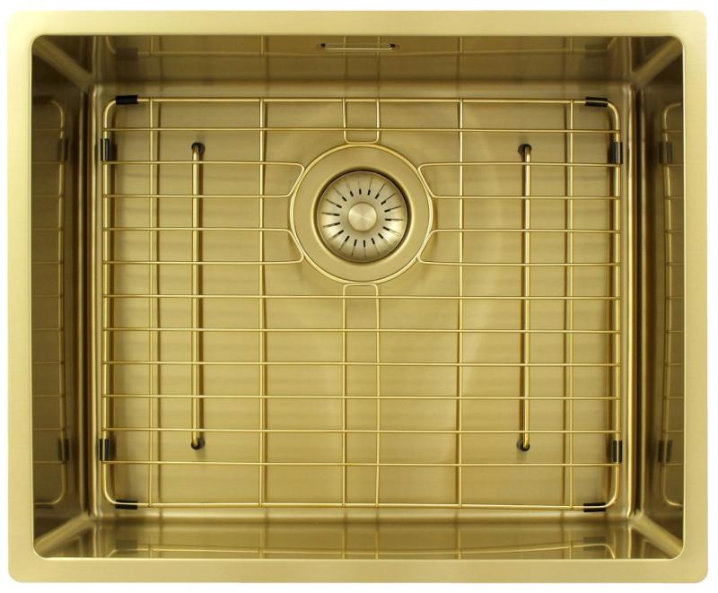 Pure.Sink Exclusivo Arany mosogató 50x40 cm 10mm rádiusz alulról, lapos szerkezet és felület PEX5040-60