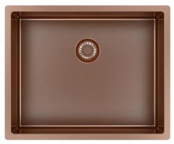 Pure.Sink Exkluzív Réz mosogató 50x40 cm 10mm sugárzó alulról, laposan és felülről PEX5040-62