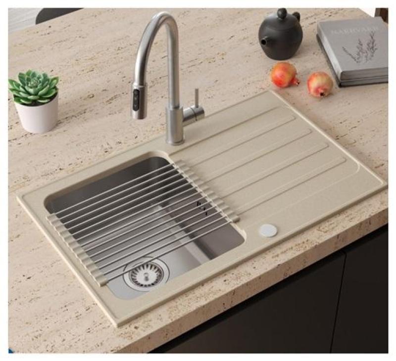 Quadri Viora Konyhai keverőcsap Rozsdamentes acél 3-utas, extra csatlakozással a szűrt vízhez 1208971404